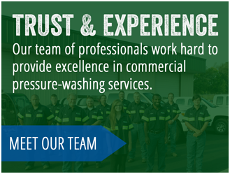 Trust and experience - professional commercial pressure washing services